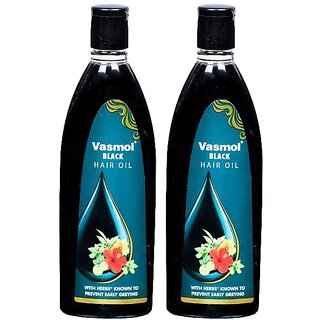 Vasmol Black Hair Oil - 100ml (Pack Of 2)