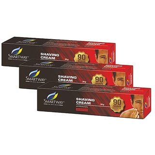 Smartway Shaving Cream - Pack Of 3 (30gm)