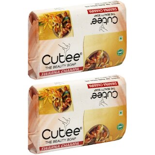Cutee Swarna Champa Beauty Soap - 48g (Pack Of 2)