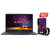FUTOPIA All-New ULTIMUS Pro Celeron N4020c Thin  Light (4GB RAM/128GB eMMC 14.1-inch (35.8 cm) HD Display/Win 11 Home/Matt Black/1.20 Kg) NU14U3INC43BN-MB_WHL-124