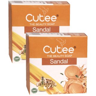Cutee Sandal The Beauty Soap - 100g (Pack Of 2)