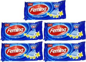 Cutee Femina Detergent Power Wash Bar - 175g (Pack Of 5)