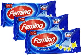 Cutee Femina Detergent Bar - Pack Of 3 (175g)
