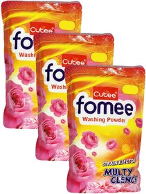Cutee Fomee Washing Powder - Pack Of 3 (500g)