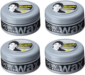 GATSBY Mat & Hard Styling Wax - 75g (Pack Of 4)