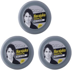 GATSBY Harajuku Volume Up Styling Wax - Pack Of 3 (75g)