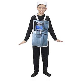 Kaku Fancy Dresses Atm Money Dispensing Machine Costume/Object Fancy Dress - Multicolor, For Unisex