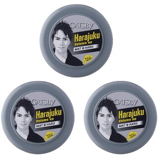 GATSBY Harajuku Volume Up Styling Wax - Pack Of 3 (75g)