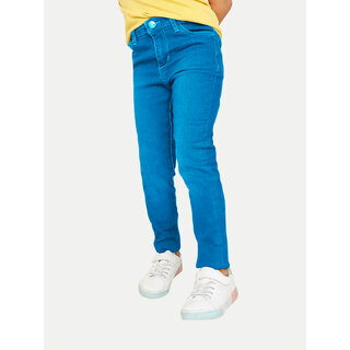 Girls Skinny Fit Light Blue  Denim Pants