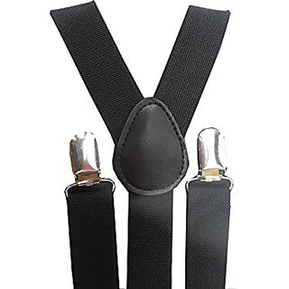Kaku Fancy Dresses Suspender Costume Accessory - Black, Adult, For Boys  Girls Free Size