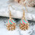 LUCKY JEWELLERY Gold Plated Pink Mint Color Meenakari Jhumki Earring For Girls & Women (125-CHJM1-1148-PKMNT)