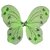 Kaku Fancy Dresses Net / Polyester Butterfly Wings, Black , Firozi  Green For Girls