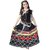 Kaku Fancy Dresses Black Lehenga Choli Duppata Set For Girls  Navratri Garba Dress  Radha Lehenga Choli Set - Black