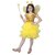 Kaku Fancy Dresses Yellow Butterfly Insect Costume Set -Yellow, for Girls