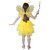 Kaku Fancy Dresses Yellow Butterfly Insect Costume Set -Yellow, for Girls