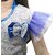 Kaku Fancy Dresses Blue Silver Lycra Dance Costume - Blue/Silver, For Girls