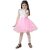 Kaku Fancy Dresses Silver and Pink Frock For Girls Western Dance Costume