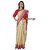 Kaku Fancy Dresses Indian Ethnic Wear Saree for Women Dance Event Costume - Cream