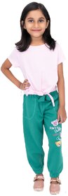 Girls Printed Joggers