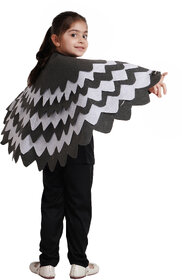 Kaku Fancy Dresses Black Crow Bird Wing Fancy Dress Accessory for Kids - Multicolor, Freesize