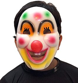 Kaku Fancy Dresses Joker Face Mask / Party Joker Face for Kids - Multicolor