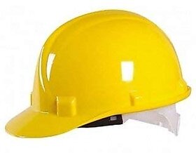 Kaku Fancy Dresses Safety Helmet For Kids  Yellow Soft Plastic Construction Hats Accessory for Kids pack of 1
