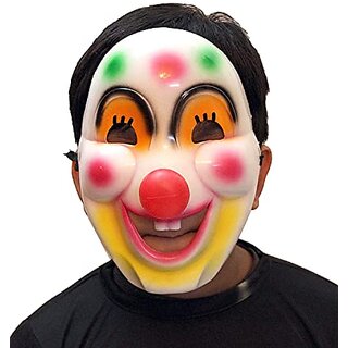 Kaku Fancy Dresses Joker Face Mask / Party Joker Face for Kids - Multicolor