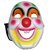 Kaku Fancy Dresses Joker Face Mask / Party Joker Face for Kids - Multicolor
