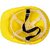 Kaku Fancy Dresses Safety Helmet For Kids  Yellow Soft Plastic Construction Hats Accessory for Kids pack of 1