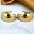 Lucky Jewellery Designer 18k Gold Plated Cashew Design Earring For Girls & Women (75-CHEP-1209)