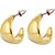 Lucky Jewellery Designer 18k Gold Plated Cashew Design Earring For Girls & Women (75-CHEP-1209)