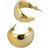 Lucky Jewellery Designer 18k Gold Plated Cashew Design Earring For Girls & Women (75-CHEP-1209)