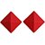 Lucky Jewellery Designer Maroon Color Square Shaped Tops Earring For Girls & Women (75-CHTP-1210-M)