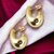 Lucky Jewellery Designer 18k Gold Plated Water Drop Earrings For Girls & Women (75-CHEG-1021)