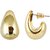 Lucky Jewellery Designer 18k Gold Plated Water Drop Earrings For Girls & Women (75-CHEG-1021)