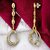 Lucky Jewellery Designer 18k Gold Plated Stylish Fancy Long Hanging Earrings For Girls & Women (150-CHEA1-1002C)