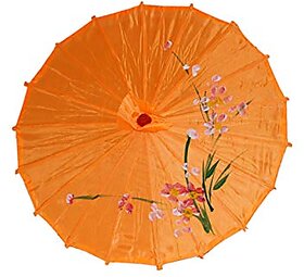 Kaku Fancy Dresses Japanese Umbrella Accesory For International Costume / Wedding Dance and Decoration Prop - Orange