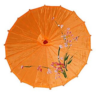 Kaku Fancy Dresses Japanese Umbrella Accesory For International Costume / Wedding Dance and Decoration Prop - Orange