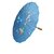 Kaku Fancy Dresses Japanese Umbrella Accesory For International Costume/ Wedding Dance and Decoration Prop - Firozi Blue