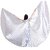 Kaku Fancy Dresses Shining Isis Belly Dance Wings Silver with Stick for 360 Degree Dancing Wings Prop for Adult