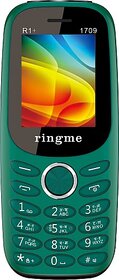 Ringme 1709  (Dual Sim, 1.8 Inch Display, 1000mAh Battery, Green)