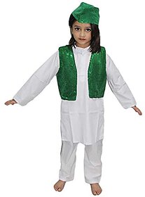 Kaku Fancy Dresses Qawwali Jacket For Dance Costume / Qawwali Dance Fancy Dress Jacket For Kids - Green