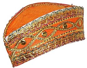 Kaku Fancy Dresses Qawwali Cap For Kids  Anarkali Cap, Mugal Theme Kawali Topi  Indian Folk Dance Costume Accessories