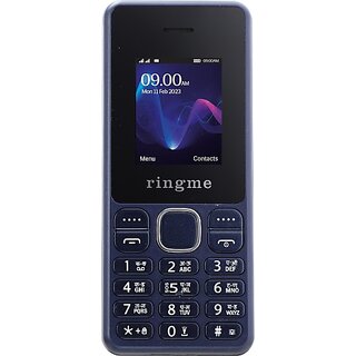 Ringme R1+ ROYAL  (Dual Sim, 1.77 Inch Display, 3000mAh Battery, Blue)