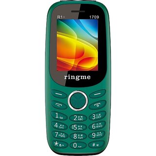 Ringme 1709  (Dual Sim, 1.8 Inch Display, 1000mAh Battery, Green)