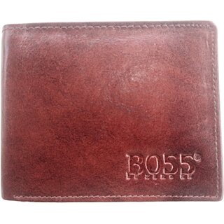 JSN Pure Leather Wallet/Purse For Men Genuine Leather Wallet/Pure for Gents Stylish Leather Tri-Fold Wallet for Man