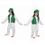Kaku Fancy Dresses Qawwali Jacket For Dance Costume / Qawwali Dance Fancy Dress Jacket For Kids - Green