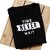 Nture Nest Mens Black Graphic Print Round Neck Bamboo Fabric T-Shirt