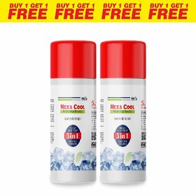 (Buy 1 Get 1 Free) Indkus Nexa Cool Prickly Heat Relief 5-in-1 Menthol Cooling Powder  100g