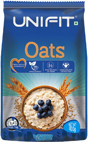 UNIFIT Oats 100 Natural Wholegrain  High Protein  Fibre  Oats for Weight Management  Reducing Cholesterol 900g